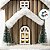 Casinha Decorativa de Natal com LED - Casa de Madeira Nevada - 17x22x13cm - 1 unidade - Cromus - Rizzo - Imagem 4