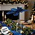 Poinsétia Decorativa - Azul Escuro - 22x29x22cm - 1 unidade - Cromus - Rizzo - Imagem 7
