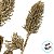 Galho Decorativo de Natal - Champagne com Glitter - 70x23x4cm - 1 unidade - Cromus - Rizzo - Imagem 4