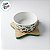 Petisqueira de Madeira Estrela com Bowl e Colher de Natal - 13x5x13cm - 3 unidades - Cromus - Rizzo - Imagem 5