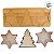 Petisqueira de Madeira com 3 Bowls de Natal - Estrelas e Árvore - 30x12x4cm - 4 unidades - Cromus - Rizzo - Imagem 4