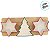 Petisqueira de Madeira com 3 Bowls de Natal - Estrelas e Árvore - 30x12x4cm - 4 unidades - Cromus - Rizzo - Imagem 5