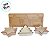 Petisqueira de Madeira com 3 Bowls de Natal - Estrelas e Árvore - 30x12x4cm - 4 unidades - Cromus - Rizzo - Imagem 6
