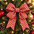 Fita Aramada Decorativa de Natal - Pied-De-Poule - Vermelho e Branco - 6,3x9,14cm - 1 unidade - Cromus - Rizzo - Imagem 4