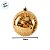 Bola de Natal - Açucarada Ouro - 12cm - 2 unidades - Cromus - Rizzo - Imagem 3