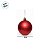 Bola de Natal - Vermelho Fosco - 8cm - 6 unidades - Cromus - Rizzo - Imagem 3