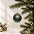 Bola de Natal - Verde Fosco - 8cm - 6 unidades - Cromus - Rizzo - Imagem 1