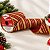 Fita Aramada Decorativa de Natal - Vermelho e Ouro com Listras e Glitter - 10cmx4,57m - 1 unidade - Cromus - Rizzo - Imagem 1