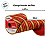 Fita Aramada Decorativa de Natal - Vermelho e Ouro com Listras e Glitter - 10cmx4,57m - 1 unidade - Cromus - Rizzo - Imagem 3