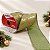 Fita Aramada Decorativa de Natal - Folhas e Sinos - Verde e Ouro - 6,3cmx9,14m - 1 unidade - Cromus - Rizzo - Imagem 1