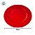 Sousplat de Natal - Vermelho - 33cm - 1 unidade - Cromus - Rizzo - Imagem 3