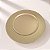 Sousplat de Natal - Ouro - 33cm - 1 unidade - Cromus - Rizzo - Imagem 1