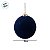 Bola de Natal - Flocada - Azul Marinho - 12cm - 2 unidades - Cromus - Rizzo - Imagem 3