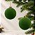 Bola de Natal - Flocada - Verde - 12cm - 2 unidades - Cromus - Rizzo - Imagem 1