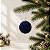 Bola de Natal - Flocada - Azul Marinho - 8cm - 6 unidades - Cromus - Rizzo - Imagem 1