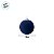 Bola de Natal - Flocada - Azul Marinho - 8cm - 6 unidades - Cromus - Rizzo - Imagem 3