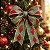 Fita Aramada Decorativa de Natal - Losangos - Verde e Vermelho - 6,3cmx9,14m - 1 unidade - Cromus - Rizzo - Imagem 4
