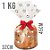 Saco para Panetone Transparente Guirlanda Cromus Natal Rizzo Confeitaria - Imagem 4