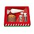 Caixa Panetone Kit Confeiteiro Ho Ho Ho - 20,5 x 18 x 8cm - 01 Unidade Cromus Natal - Rizzo Embalagens - Imagem 3