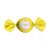 Papel Trufa 14,5x15,5cm - Petit Poa Amarelo Ouro - 100 unidades - Cromus - Imagem 1