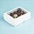 Caixa 10 Doces com Visor S2 (10cm x 13,5cm x 4cm) Branca - 10 unidades - Assk - Rizzo - Imagem 1