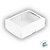 Caixa 10 Doces com Visor S2 (10cm x 13,5cm x 4cm) Branca - 10 unidades - Assk - Rizzo - Imagem 2