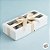 Caixa 12 Doces com Visor S12 (9cm x 19cm x 4cm) Branca - 10 unidades - Assk - Rizzo - Imagem 3