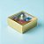 Caixa 4 Doces com Visor S11 (9cm x 9cm x 4cm) Dourado - 10 unidades - Assk - Rizzo - Imagem 1