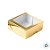 Caixa 4 Doces com Visor S11 (9cm x 9cm x 4cm) Dourado - 10 unidades - Assk - Rizzo - Imagem 2