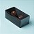 Caixa 2 Doces com Tampa Transparente Nº 2 (8,5cm x 4cm x 3,5cm) Preta - 10 unidades - Assk - Rizzo - Imagem 1
