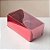 Caixa para 2 Doces com Tampa Transparente Nº 2 Vermelha - 8,5cm x 4cm x 3,5cm - 10 unidades Assk Rizzo Confeitaria - Imagem 1