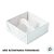 Caixa 4 Doces com Tampa Transparente Nº 4 (8,5cm x 8,5cm x 3,5cm) Branca - 10 unidades - Assk - Rizzo - Imagem 2