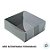 Caixa 4 Doces com Tampa Transparente Nº 4 (8,5cm x 8,5cm x 3,5cm) Marrom - 10 unidades - Assk - Rizzo - Imagem 2