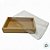 Caixa com Tampa Transparente PVC Nº 7 (13cm x 20cm x 3,5cm) Kraft - 10 unidades - Assk - Rizzo - Imagem 2