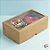 Caixa com Visor S17 (25cm x 15cm x 8cm) Kraft - 10 unidades - Assk - Rizzo Embalagens - Imagem 3