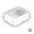 Caixa com Visor S19 (8,5cm x 12,5cm x 3,5cm) Branca - 10 unidades - Assk - Rizzo - Imagem 2