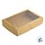 Caixa com Visor S4 (14cm x 20cm x 4cm) Kraft - 10 unidades - Assk - Rizzo Embalagens - Imagem 2
