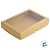 Caixa com Visor S5 (16cm x 22cm x 4cm) Kraft - 10 unidades - Assk - Rizzo Embalagens - Imagem 2