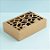 Caixa com Visor Vazado S2 - Kraft - (10cm x 15cm x 4cm) - 10 unidades - Assk -  Embalagens - Imagem 1