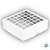 Caixa com Visor Vazada S3 (14cm x 14cm x 4cm) Branca - 10 unidades - Assk - Rizzo - Imagem 3