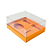 Caixa Ovo de Colher Kit Confeiteiro - Meio Ovo de 100g a 150g - 20,5cm x 17cm x 6,5cm - Laranja - 5unidades - Assk - Pás - Imagem 2