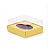 Caixa Ovo de Colher - Meio Ovo de 100g a 150g - 11cm x 12,7cm x 7,5cm - Ouro - 5unidades - Assk - Páscoa Rizzo Confeitaria - Imagem 1