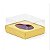 Caixa Ovo de Colher - Meio Ovo de 250g - 15cm x 13cm x 6,5cm - Ouro - 5unidades - Assk - Páscoa Rizzo Embalagens - Imagem 1