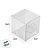 Caixa Cubo Transparente K6 (5cm x 5cm x 5cm) 20 unidades Assk Rizzo Confeitaria - Imagem 4