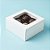 Caixa Gaveta com Visor Nº1 (8cm x 8cm x 4cm) Branca 10 unidades Assk Rizzo Confeitaria - Imagem 1
