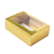 Caixa Gaveta com Visor Nº2 (8cm x 12cm x 4cm) Dourada 10 unidades Assk Rizzo Confeitaria - Imagem 1
