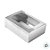 Caixa Gaveta com Visor Nº2 (8cm x 12cm x 4cm) Prata - 10 unidades - Assk - Rizzo - Imagem 2