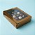Caixa Gaveta com Visor Nº3 (12cm x 16cm x 4cm) Bronze - 10 unidades - Assk - Rizzo - Imagem 1