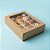 Caixa Gaveta com Visor Nº3 (12cm x 16cm x 4cm) Kraft - 10 unidades - Assk - Rizzo Embalagens - Imagem 1