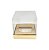 Caixa Mini Bolo PP (4cm x 4cm x 4cm) Dourada 10 unidades Assk Rizzo Confeitaria - Imagem 1